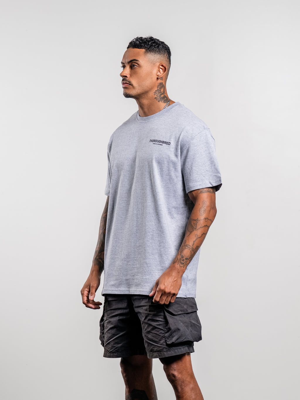 NOBLE & UNTAMED T-SHIRT GREY